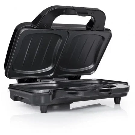 Tristar Sandwichera SA-3060, 900W, Placas Forma de Concha para 2 Sándwiches Extragrandes, Recubrimiento Antiadherente, Compacta, Color Negro Tristar Sandwichera SA-3060, 900W, Placas Forma de Concha para 2 Sándwiches Extragrandes, Recubrimiento Antiadherente, Compacta, Color Negro